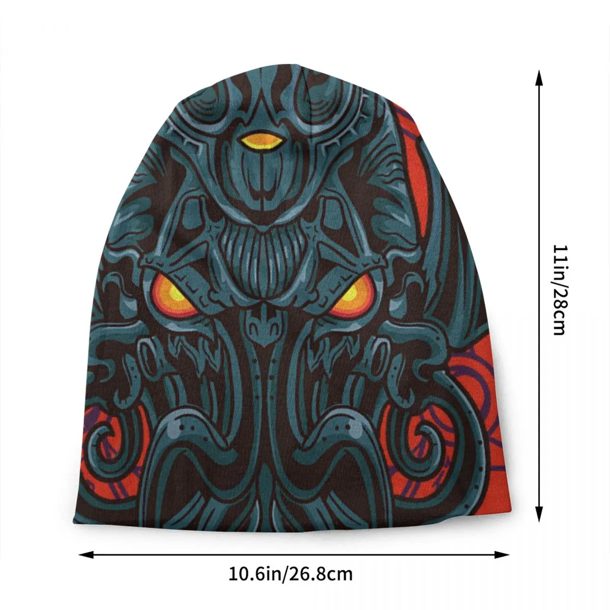 The Call Of Cthulhu Bonnet Hat Knit Hat  Cool Unisex Adult Dark Occult Mythical Monster Warm Winter Skullies Beanies Caps