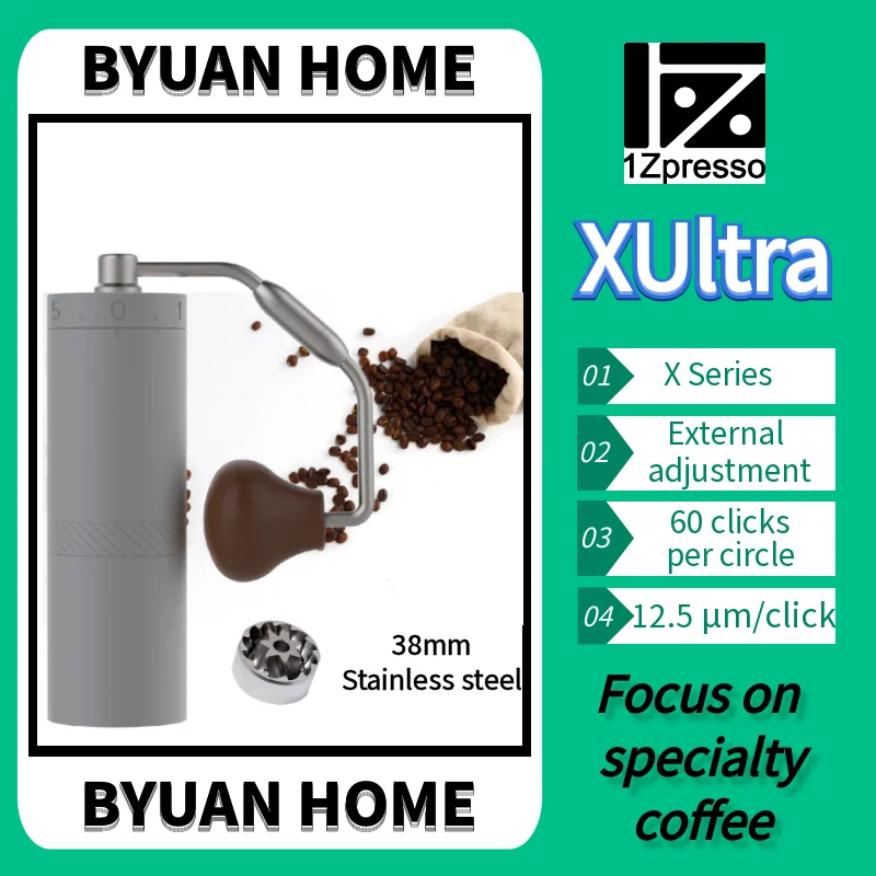 grinding core super manual coffee bearing New 1zpresso X Ultra portable manual coffee grinder espresso coffee mill