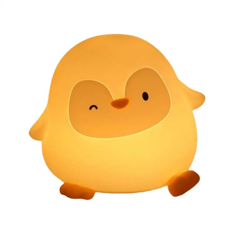 

Penguin Night Light for Kids Decorative Bedside Light Cartoon Table Lighting Device for Desk Nightstand Bedside Rechargeable