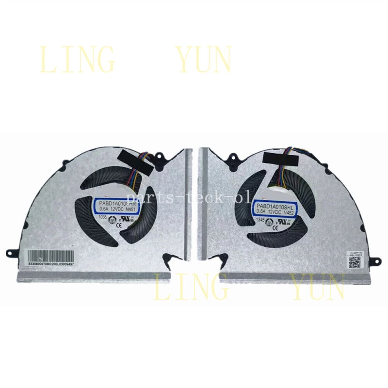 Z  NEW CPU GPU cooling Fan for MSI GP76 Leopard GE76 WE76 MS-17K3 17K2 17K1 US