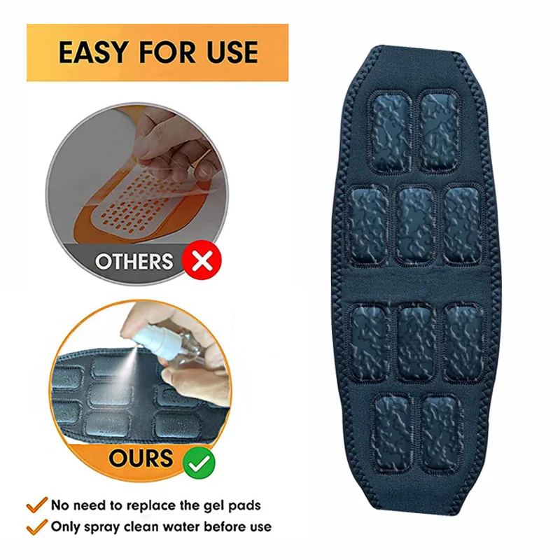 Abdominal Toning Belt Smart Muscle Toner Abs Trainer Rechargeable Waist Massage Workout Fitness Equipment Home Gym Unisex