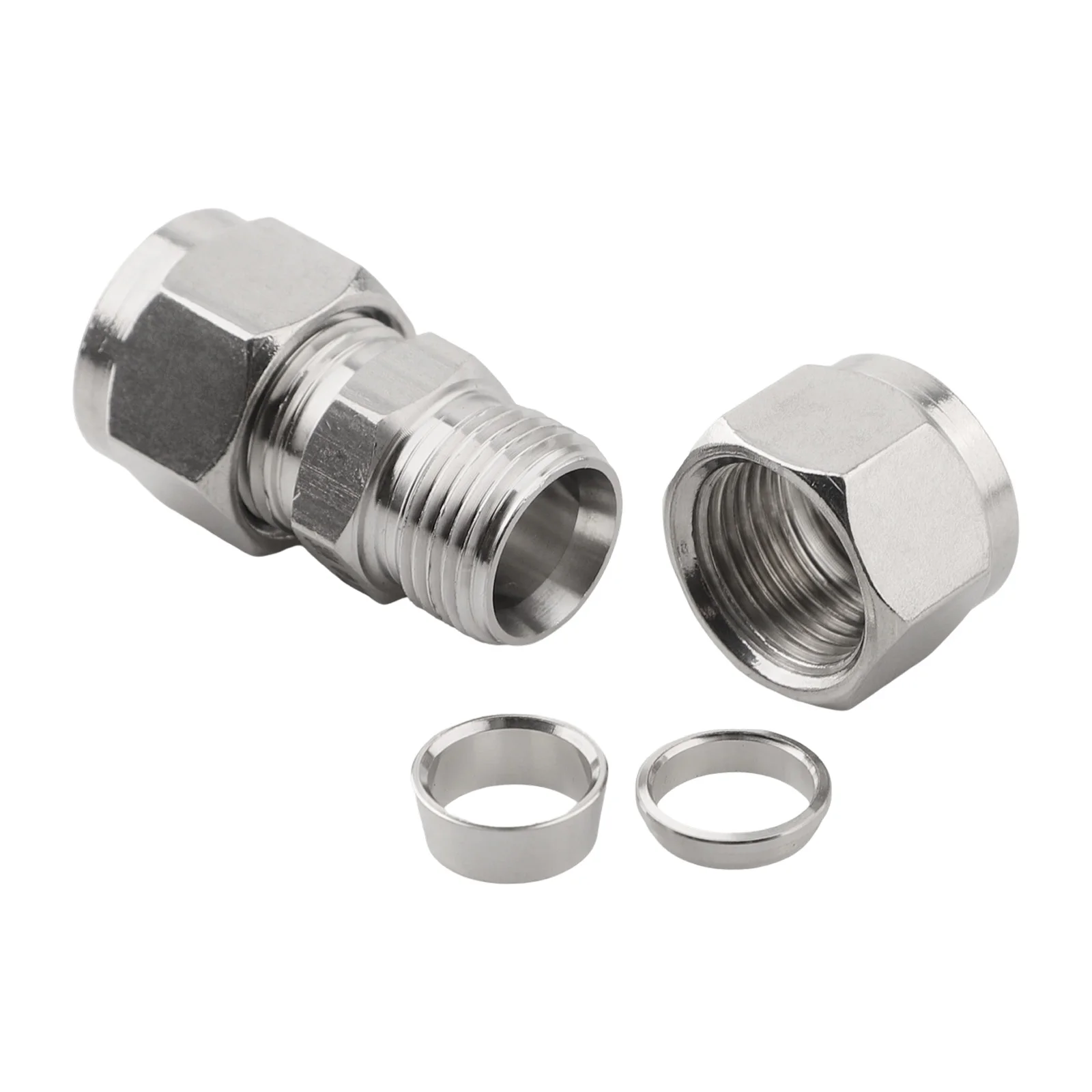 Pipe Installation As Shown In The Picture 304 Stainless Steel Ferrule Easy Install Pipe Fitting Suitable For Hard Pipes