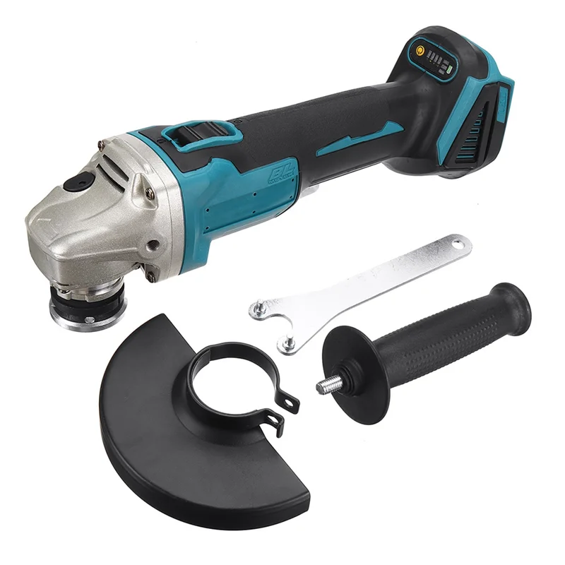 WORTHOWN-Lijadora sin escobillas, herramienta de amoladora angular, amoladora eléctrica, amoladora angular 125, batería Formakita de 18V