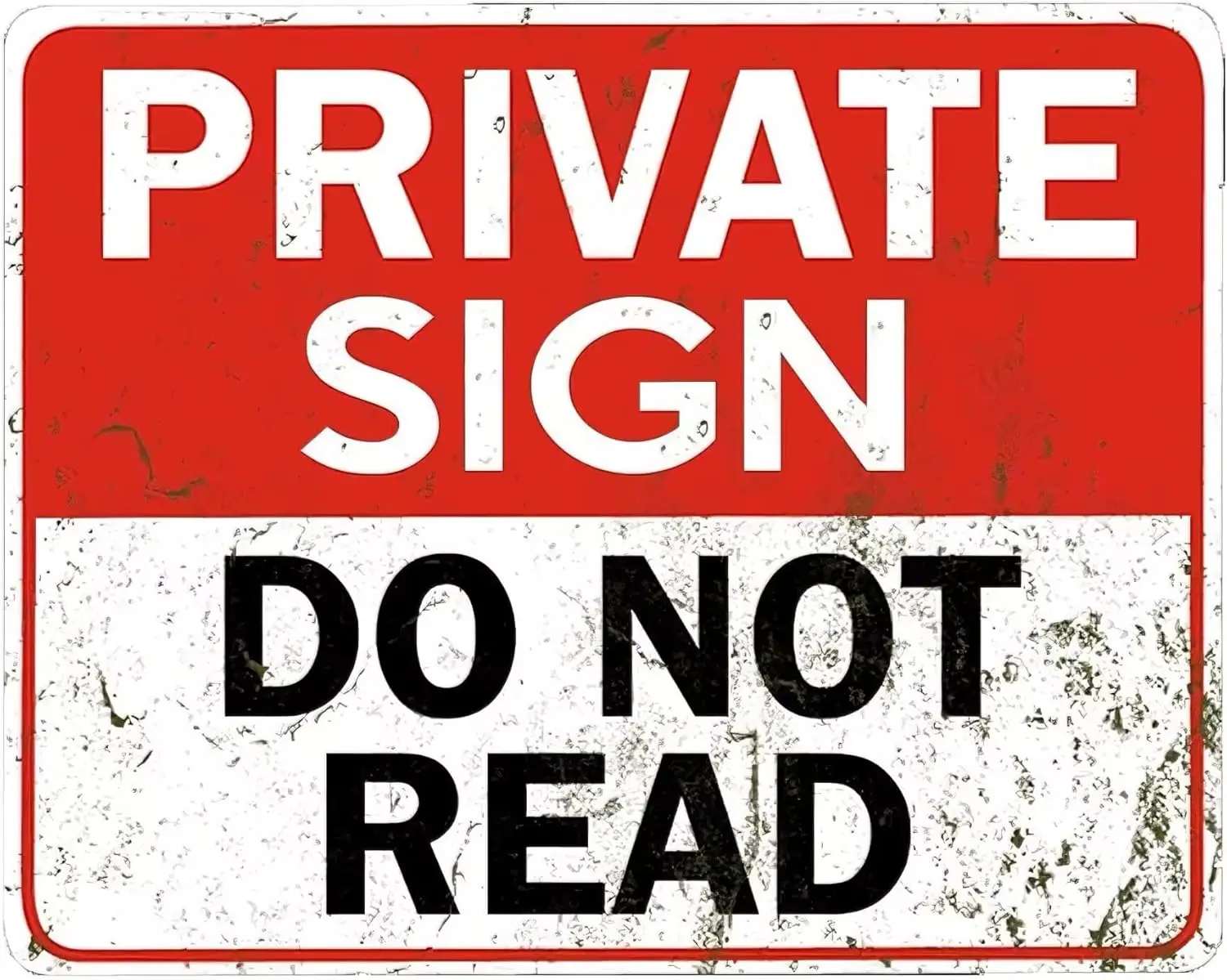 U1,Warning Metal Si…