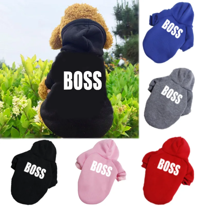 Autumn Pet Clothes Dog Collie Labrador Husky Dog Hoodie Sweaters With Hat For Small Medium Large Dogs Winter Fleece Dog Coat