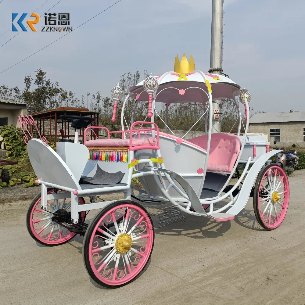 

Gorgeous Fairy Tale Pumpkin Royal Horse Carriage Luxury European Wedding Horse Drawn Carriage for Parades