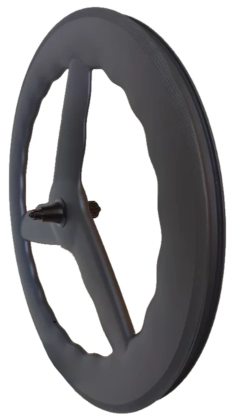 

700C Carbon Fiber Bicycle Rims 28mm Wide with 3 Spokes Lightweight Road Bike Wheel Rims