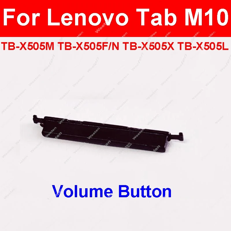 Volume Power Button  For Lenovo Tab M10 TB-X505M TB-X505F/N TB-X505X TB-X505L Tablet Power Volume On OFF Side Keypad