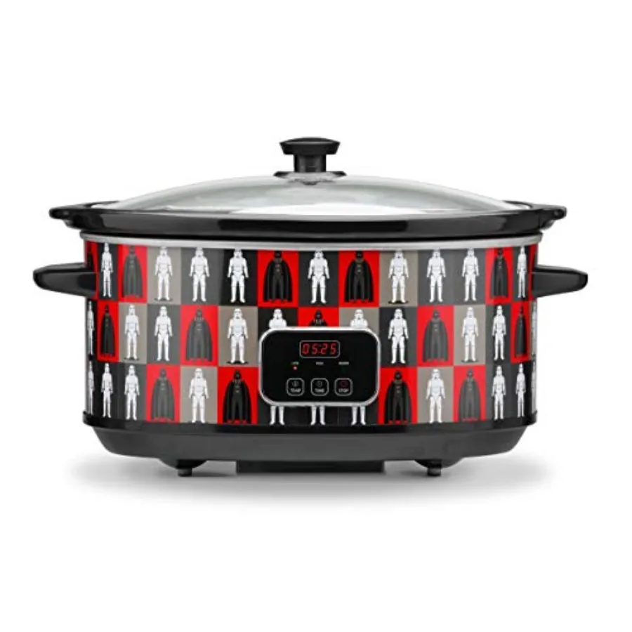 

7-Quart Digital Slow Cooker with Sound from Select Brands - Programmable Cooking Time and Temperature - Automatic Keep Warm Set