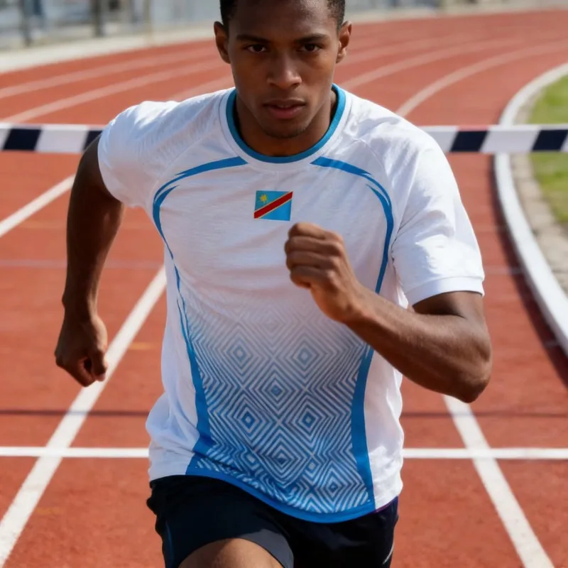 Nueva Temporada 2026, Uniforme de Fútbol Azul Congo, Camiseta Nacional de la DR Congo para Hombre, Camisetas de Verano Transpirables y Absorbentes de Sudor para Niños y Familia