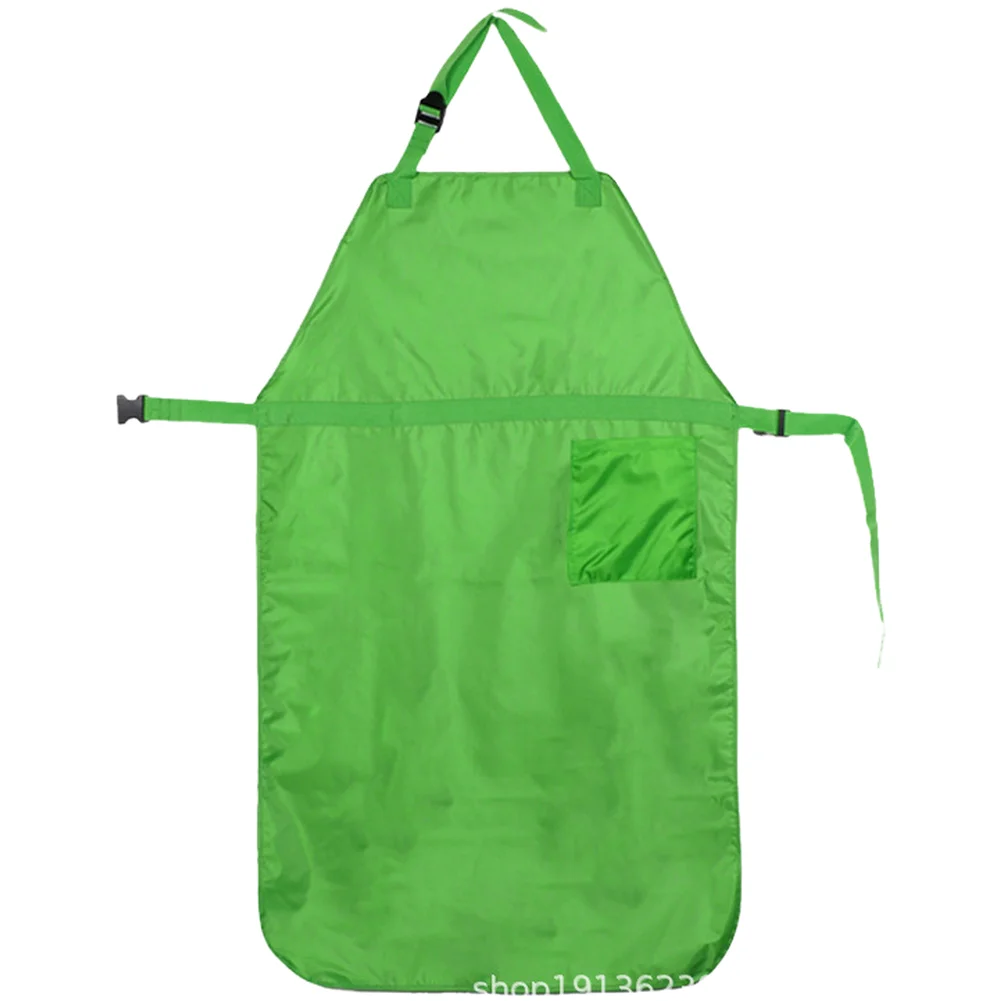 Long-Length Garden Apron Offering Torso and Thigh Protection During Heavy-Duty Yard Work and Ground-Level Planting