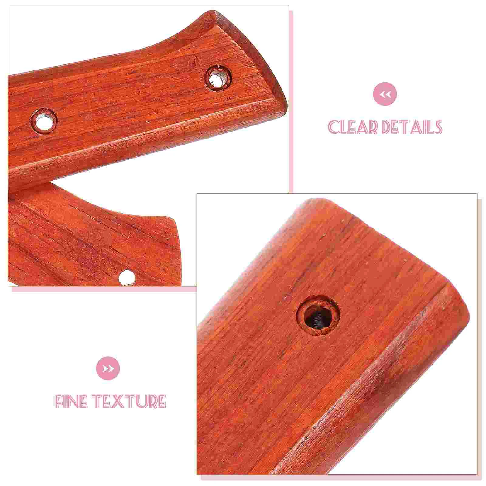 Chefs Knife Kitchen Handle Accessories (Type 1 Holed Red Pear Wood) Replaceable Grip Comfortable 1200X330X180CM