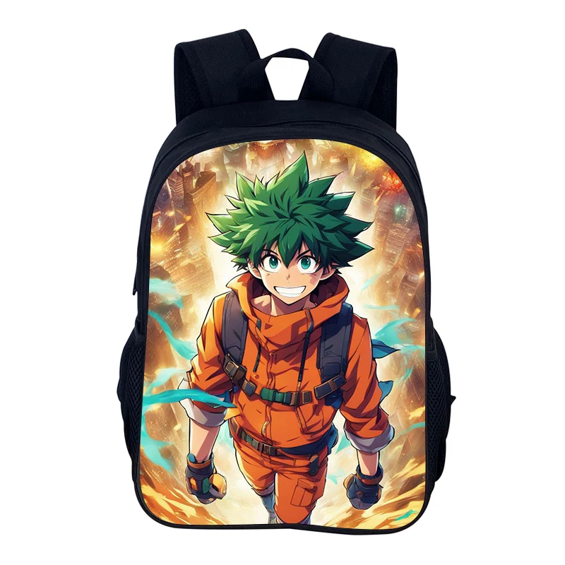 حقيبة ظهر مدرسية من M-My Hero Academia حقيبة ظهر مدرسية حقيبة ظهر Mochila Student M-My Hero Academia حقيبة ظهر هدية عيد الميلاد