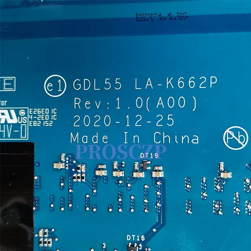

Материнская плата для ноутбука DELL G15 5510 GDL55 LA-K662P I5 I7 10-го поколения 0G3CK0 0Y54CX 0NWP76 0FK7C3 0WCM79 0983D5 тест ок