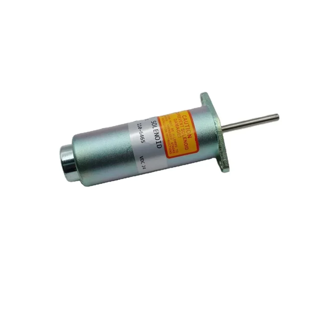 Venda Quente: Solenoide de Desligamento a Diesel 24V Novo ou Original de Fabricação Chinesa, 110-6465, 6T4122 para Motor Caterpillar