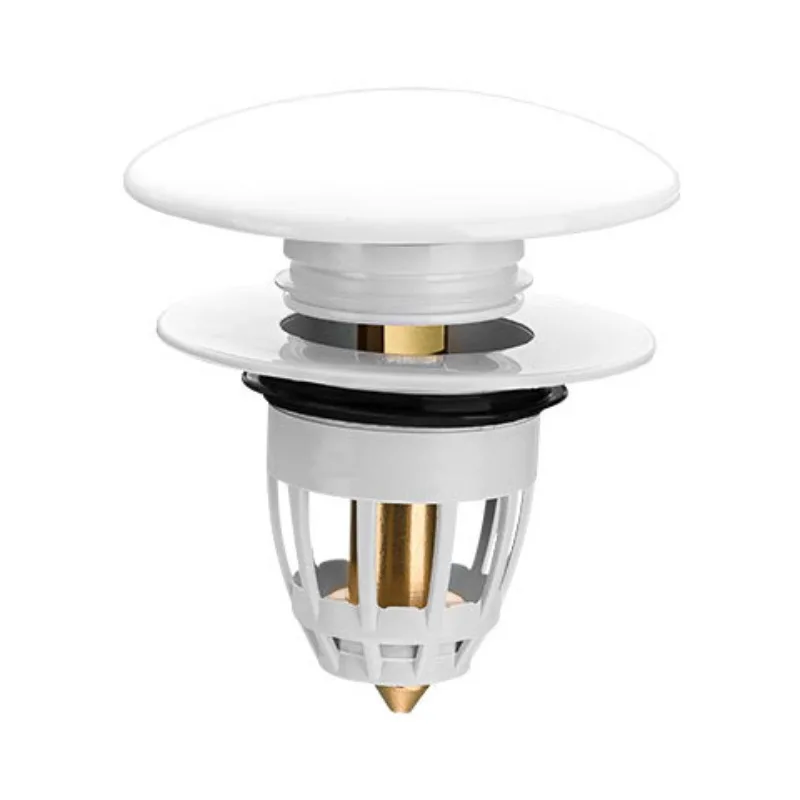 Upgrade Sink Drain Stopper Strainer with Basket Filter Anti-Clog Hair Catcher Prevent Items Falling ForBathroom Vanity SinkTools