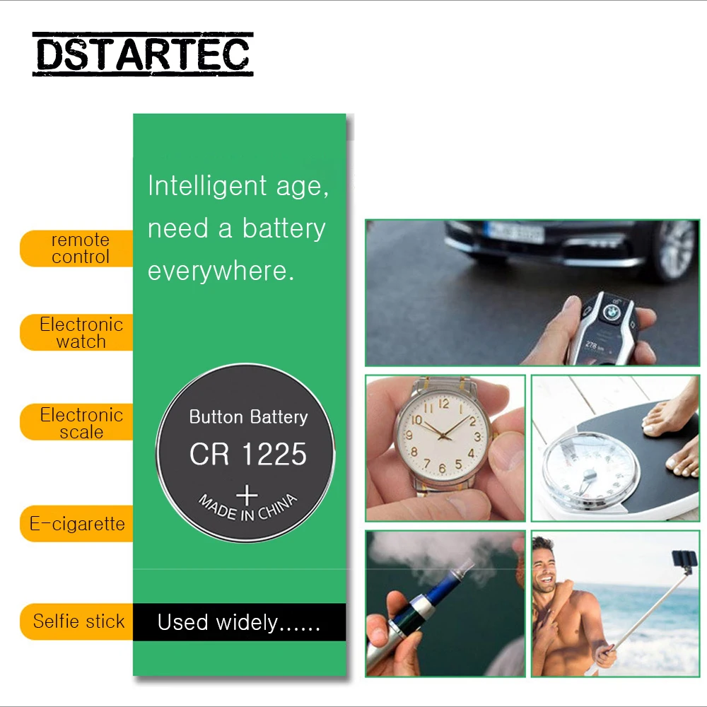 جديد 5 قطعة-25 قطعة 3 فولت CR1225 بطارية زر ليثيوم BR1225 LM1225 DL1225 CR 1225 ER1225GP عملة ساعة خلية بطاريات للعب عن بعد