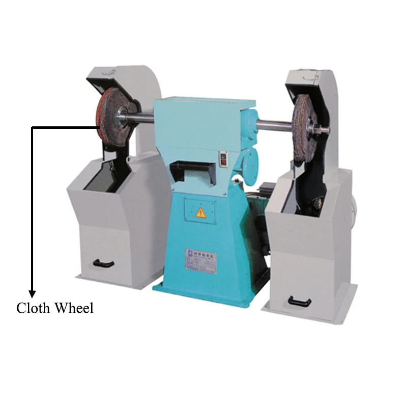 Multi function sanding belt grinding / sand wheel / cloth wheel buffing brass faucet hand work grinding polishing machine