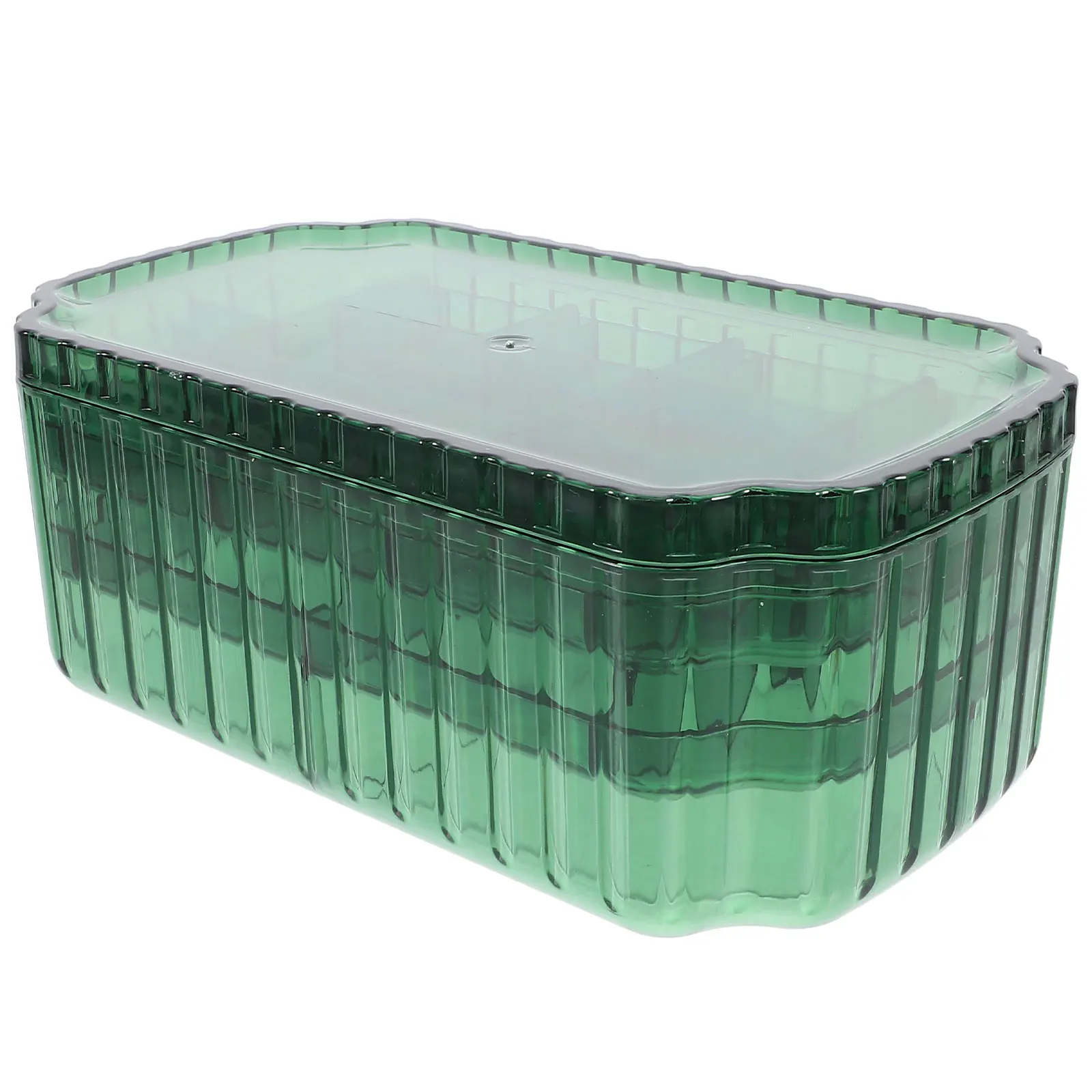 

3-tier Jewelry Box Stackable Storage Container Detachable Drawers Necklace Earrings Compact Lightweight Space-saving Large