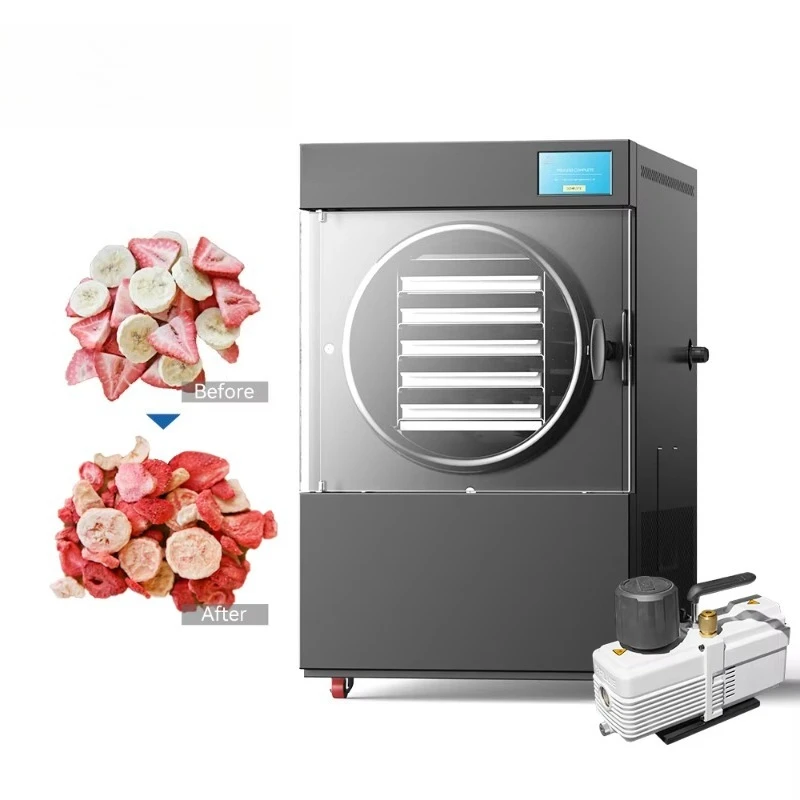 

Customized Food Freeze Dryer Machine Commercial 7kg/24hour Lyophilizer Quiet Energy Saving for Home Kitchen Laboratory