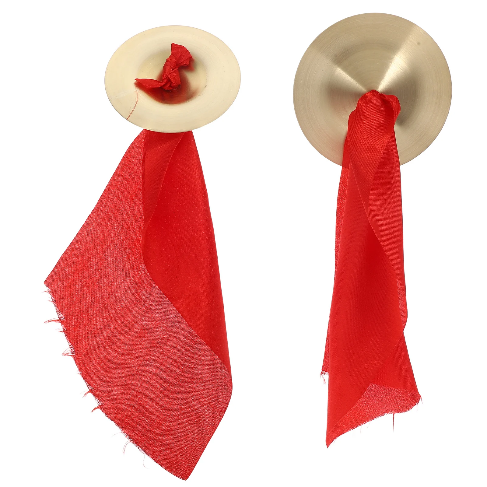 

1Pair Small Finger Cymbals Metal Musical Percussion Instrument Portable for Dancing Belly Dance Music Cymbals for
