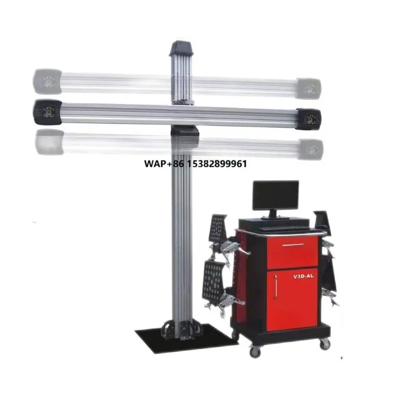 Supply Custom Logo Customized Automotive 110/220v Turntable Car 3D Four Wheel Alignment Machine Aligner