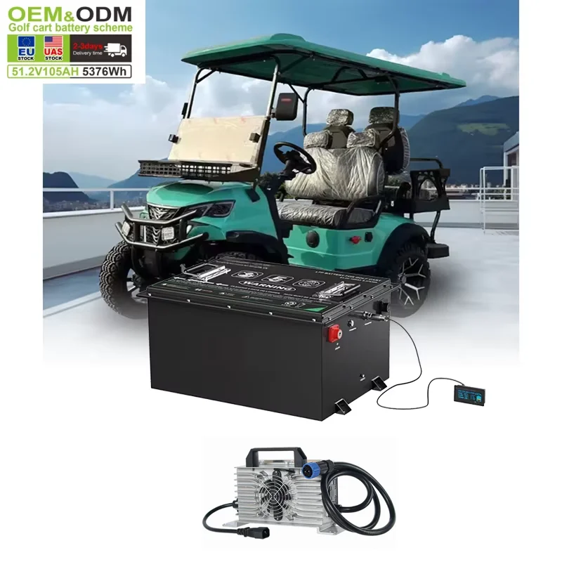 

48V 72V 96v Batteries Lifepo4 Golf Cart Lithium Ion Battery Pack for Electric Golf Cart Club Cart Forklift RV Boat