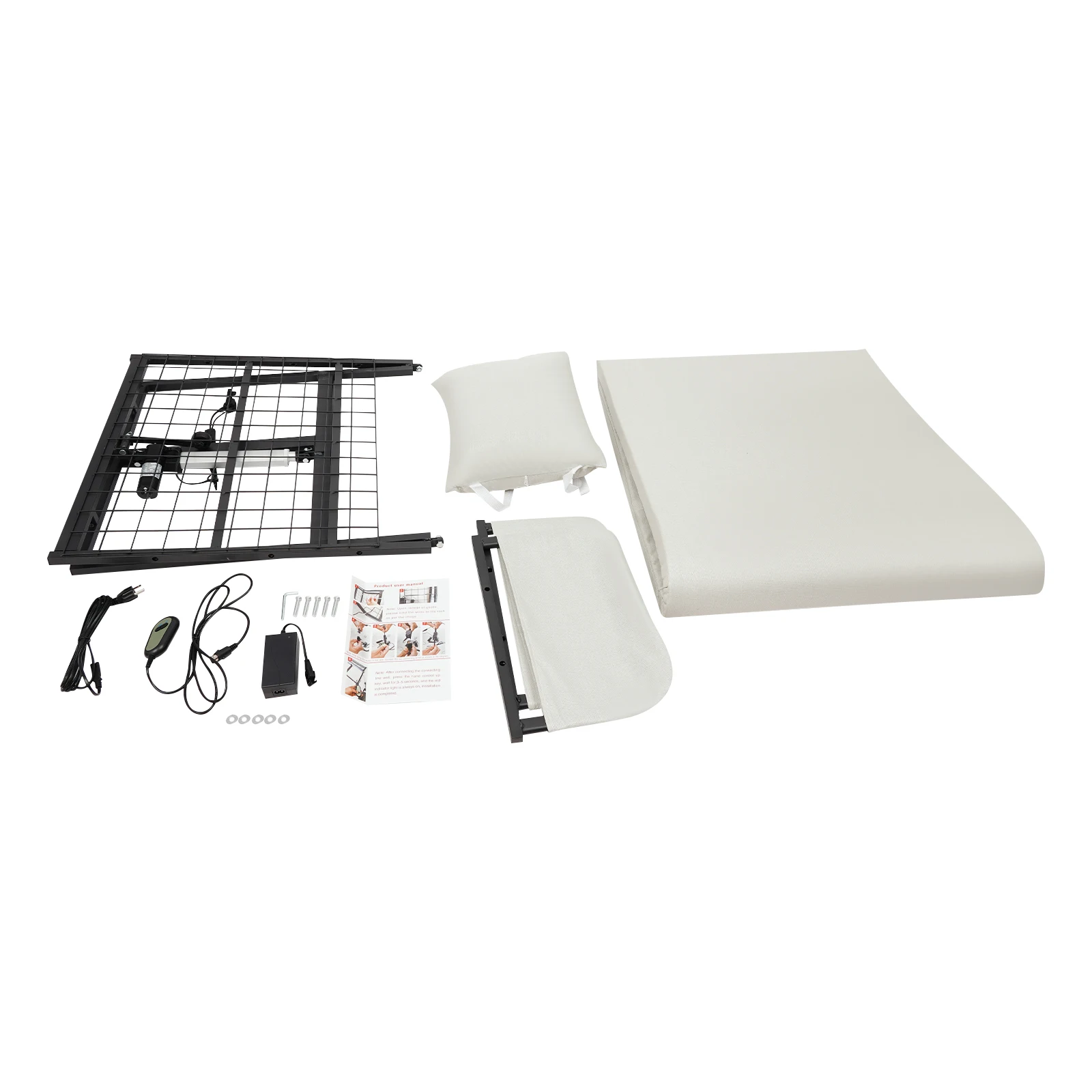 2-80° Angle-Adjustment Head Cushion, Bed Back Cushion, Fractured Elderly Get Up Mattress, Electric Lift Care Mattress 600W