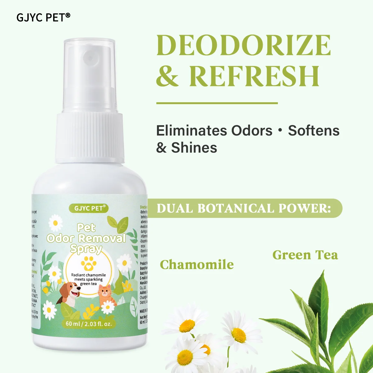 Pet Odor Remover Spray Natural - đánh giá và giá Chamomile Tea