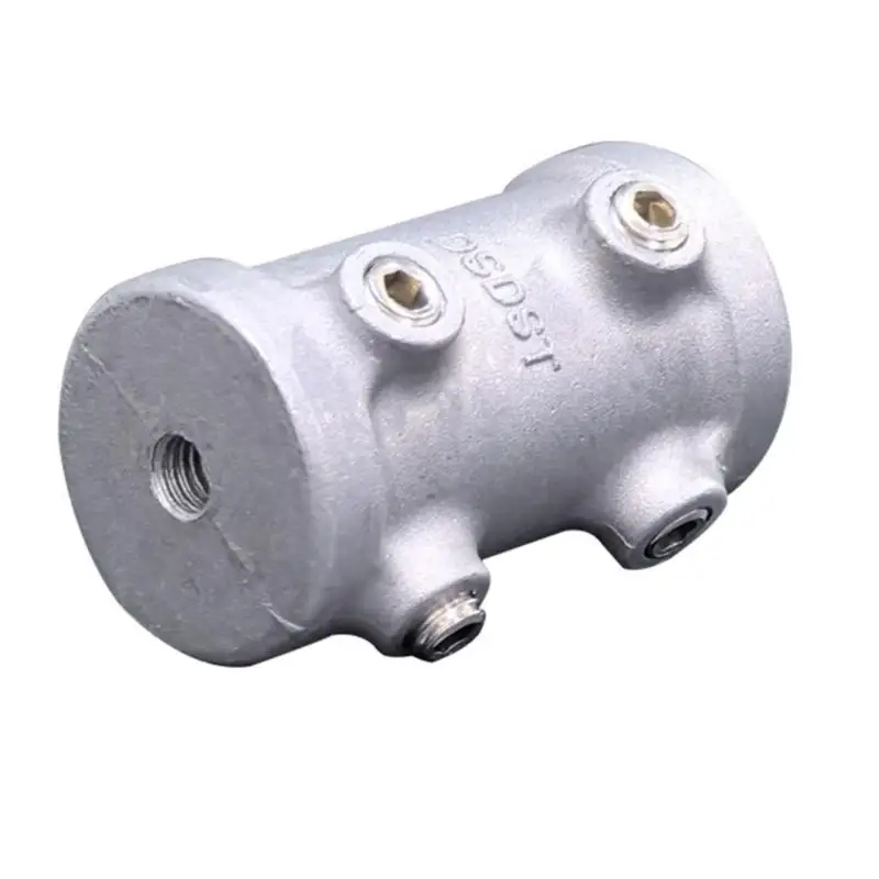 Picture 5: Round Pipe Fixed Joint Storage Rack Connector 3 Way Elbow Pipe Fitting for Fence and Industrial Shelf Construction D2RD