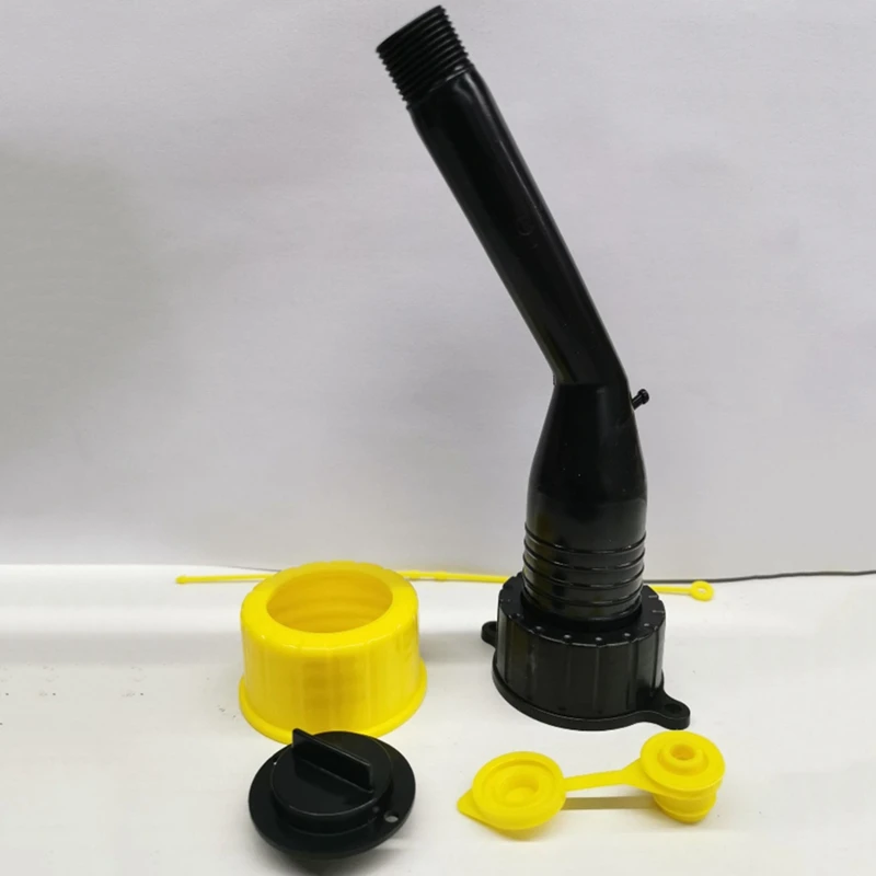 Gas Tank Nozzle Kit, Leak-Proof Corner Nozzle Gasket, Filter Vent Cover Drill Bit, Oil Guide Tube, Oil Barrel Nozzle