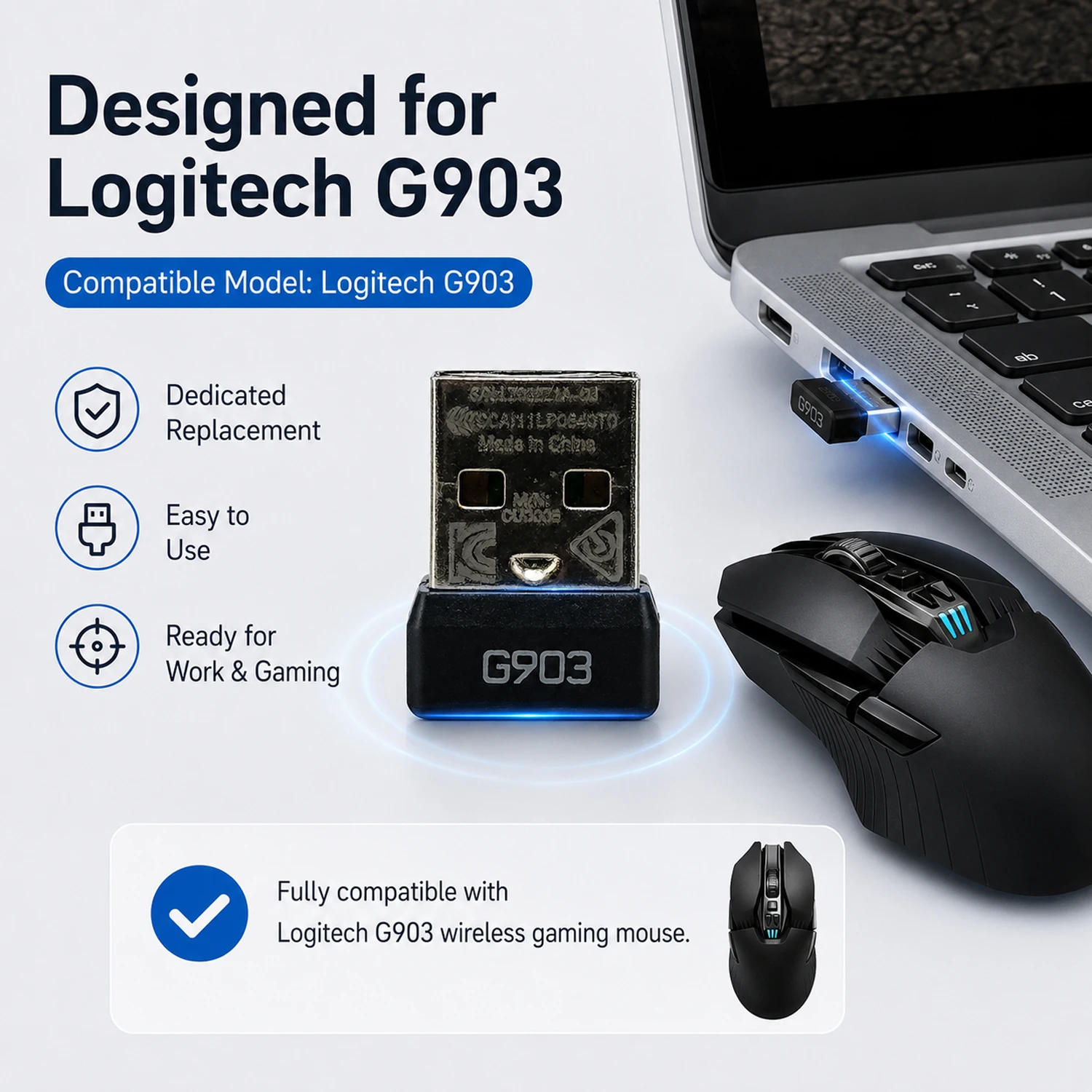 For Logitech G903 Mouse Receiv - đánh giá và giá Gaming Accessories Brands