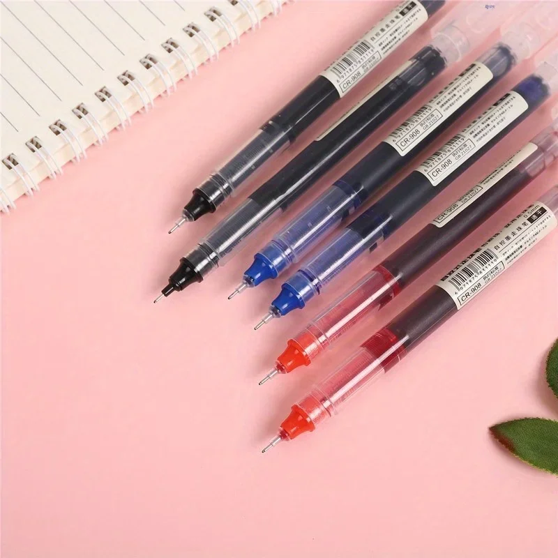 10 Stück/Set Nadelförmige Gerade Flüssig-Gelstifte mit Hoher Kapazität für Glattes Schreiben Kawaii Schreibwaren für Schule Büro Studenten – Detail 3