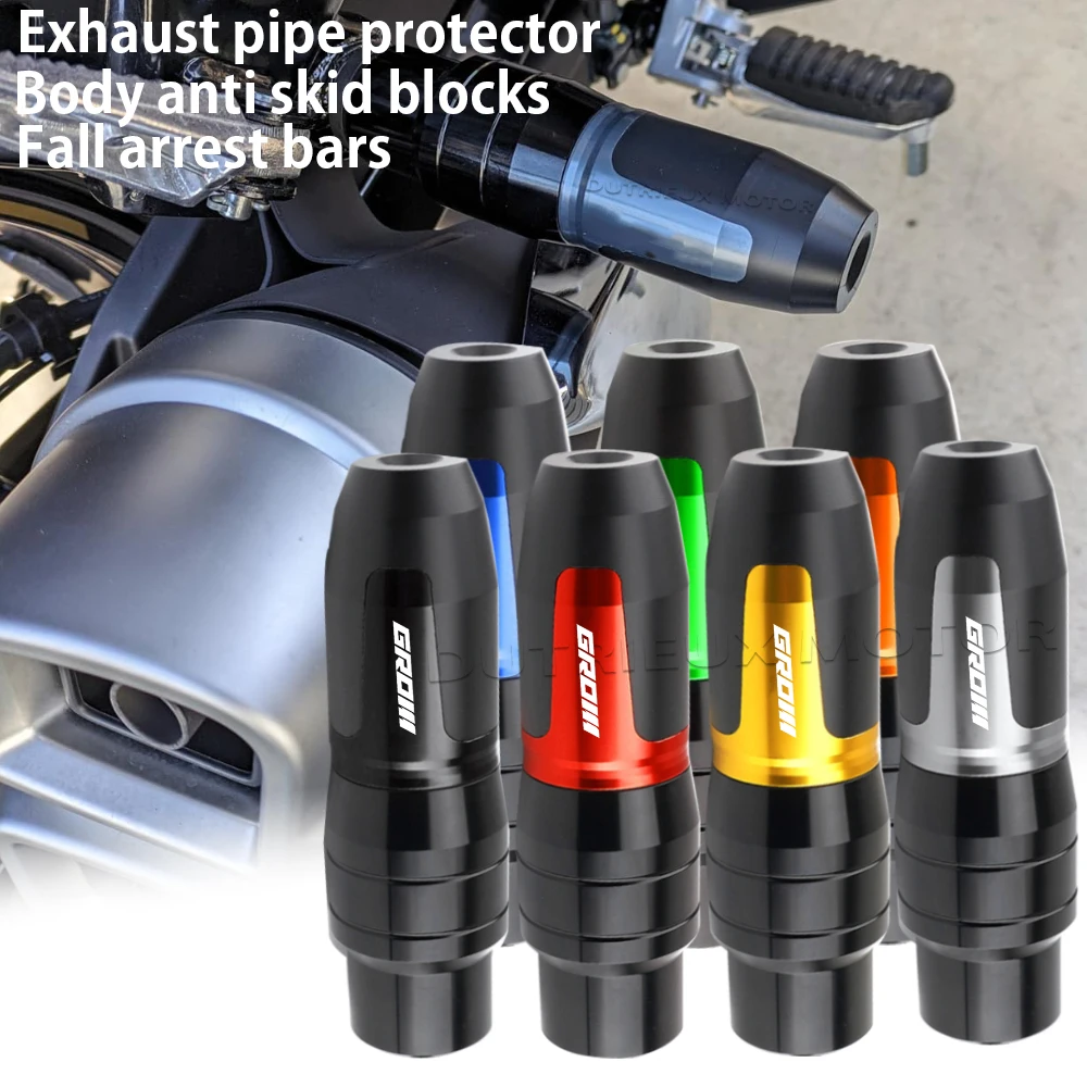 

For GROM125 MSX125 MSX GROM Accessories Falling Protection Exhaust Slider Crash Pad Protector Muffler Anti Drop Bar Crash Slider