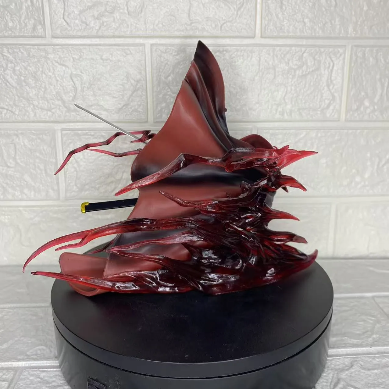 القراصنة أربعة ملوك الأحمر الشعر شانكس القرفصاء الأحمر الشعر 18 سنتيمتر معركة المشهد دمية مجموعة صناديق مجموعة نموذج اليدوية #6