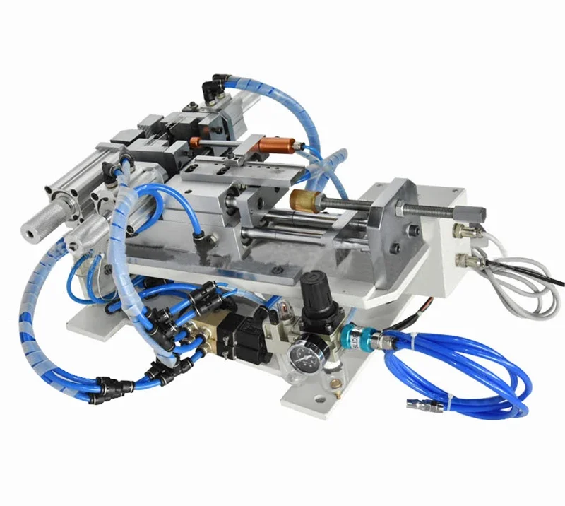 

Pneumatic thick inner and outer sheathed wire stripping machine used for jacket cable