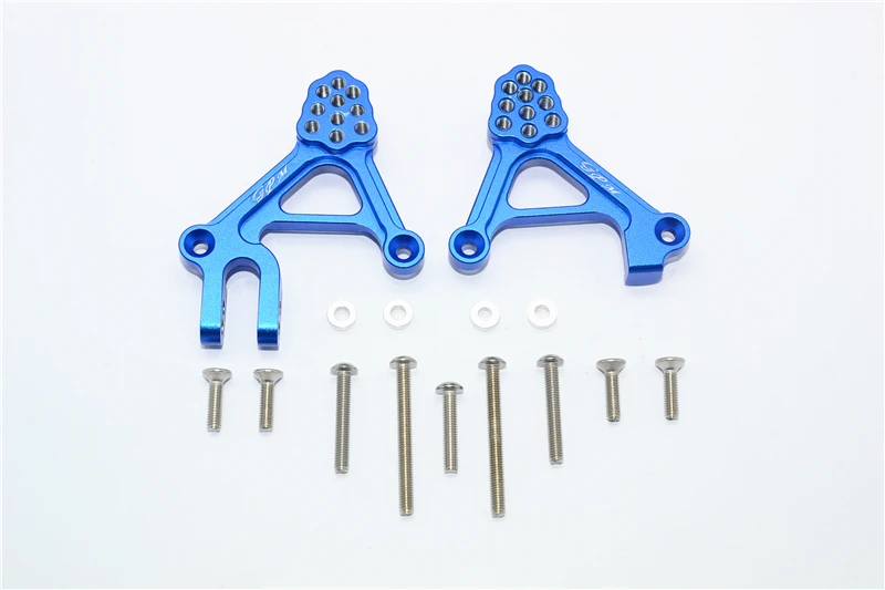 GPM ALUMINUM ADJUSTABLE FRONT DAMPER MOUNT 1/10 TRX4 DEFENDER TRAIL CRAWLER-82056-4