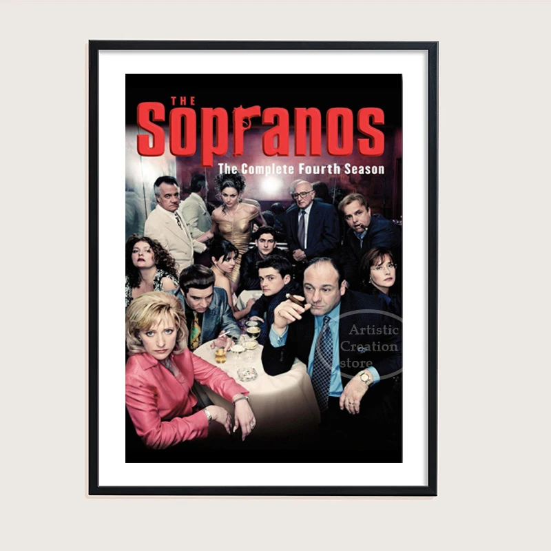 The Sopranos Family Poster Classic TV Series Show Prints Canvas Painting Sopranos Wall Art Pictures for Living Room Home Decor