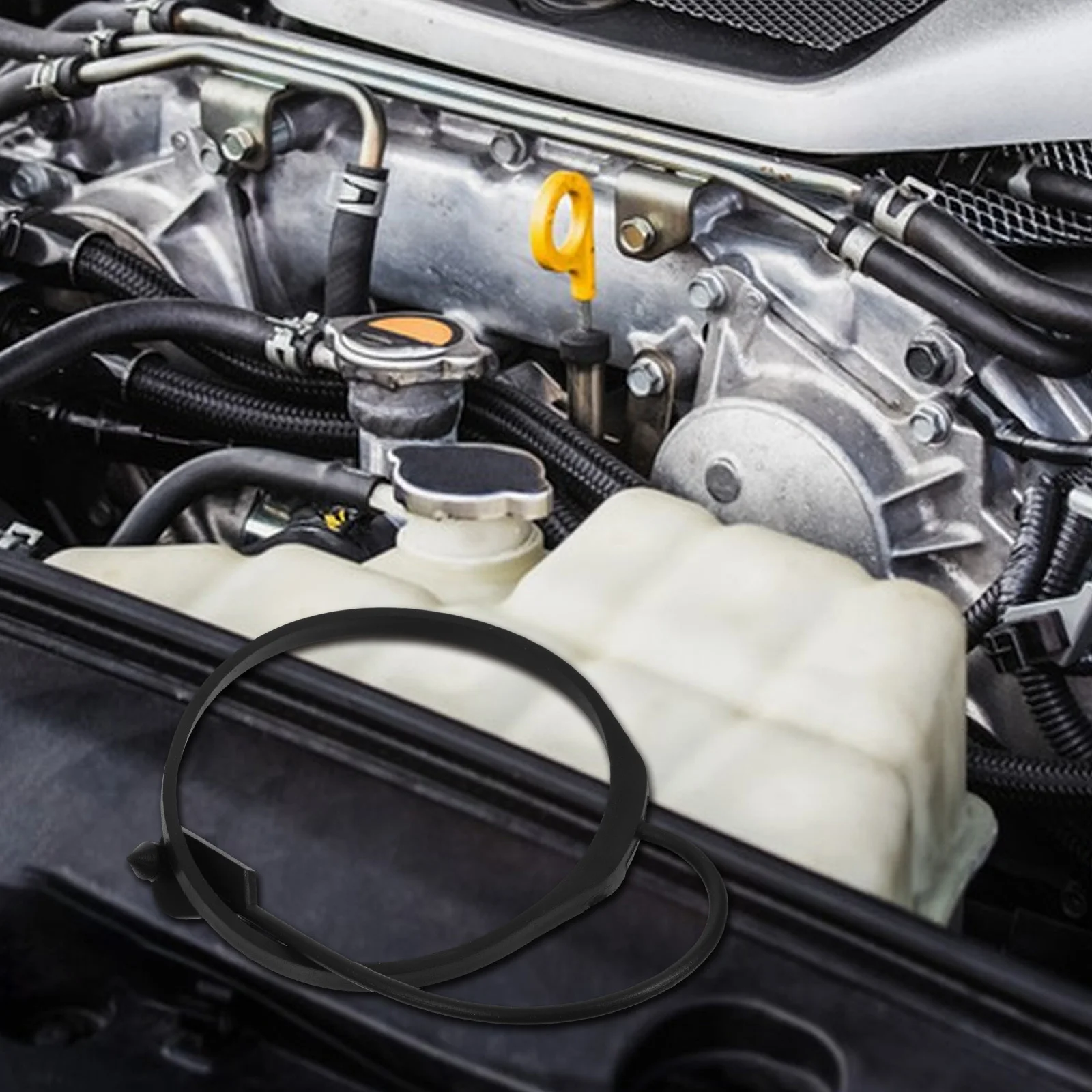 

Fuel Tank Cap Rope Rubber Durable Replacement Easy Install Secure Car Fuel Cap Tether Gas Oil Rope Replacement