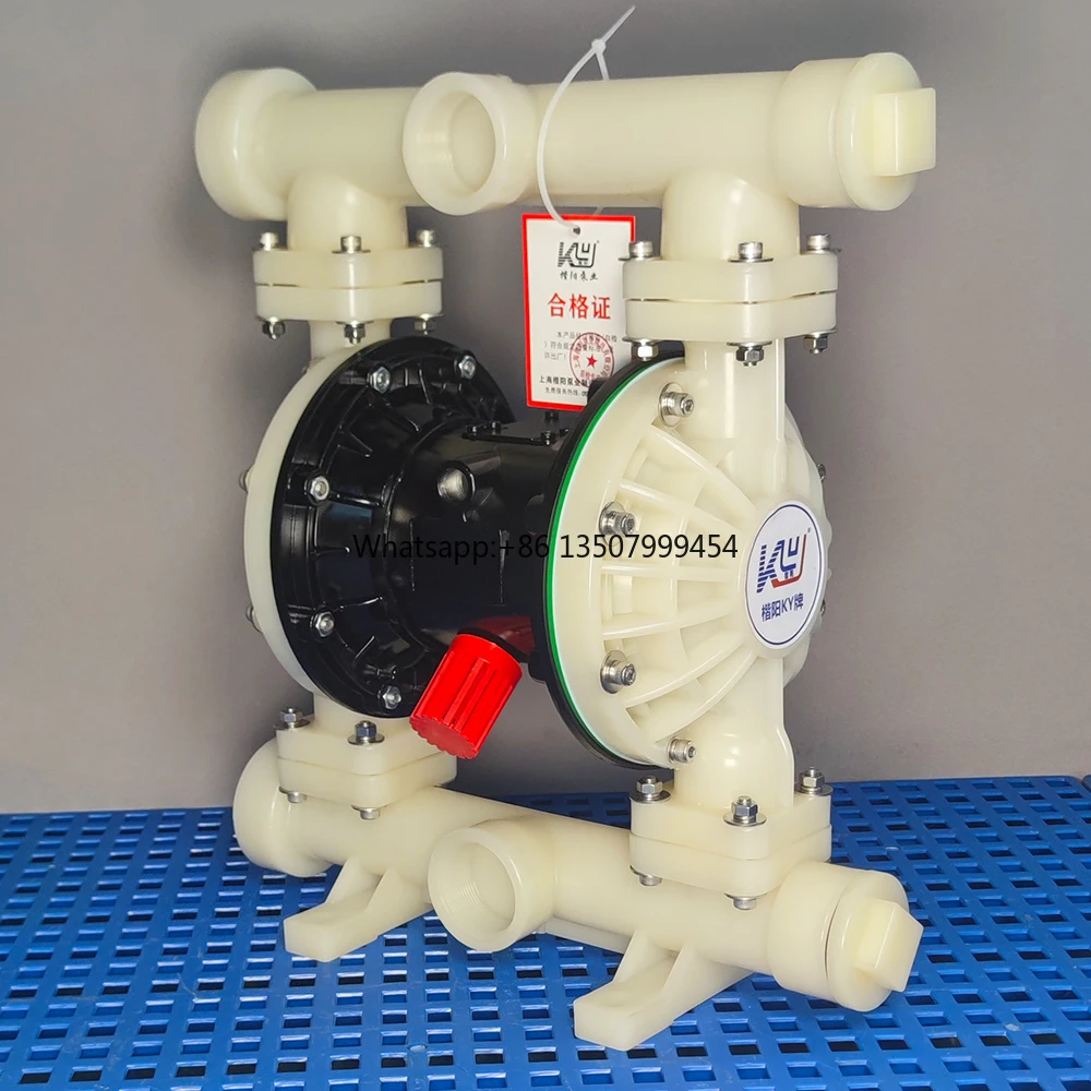 

KYQS65LF Medical Diaphragm Pum 2-1/2 in PVDF Air-Operated Diaphragm Pump for Water Treatment It Has Strong Self-Priming Ability