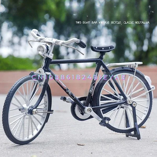 

Assembled Bicycle, Alloy Bicycle Model Toys, DIY Model Ornaments