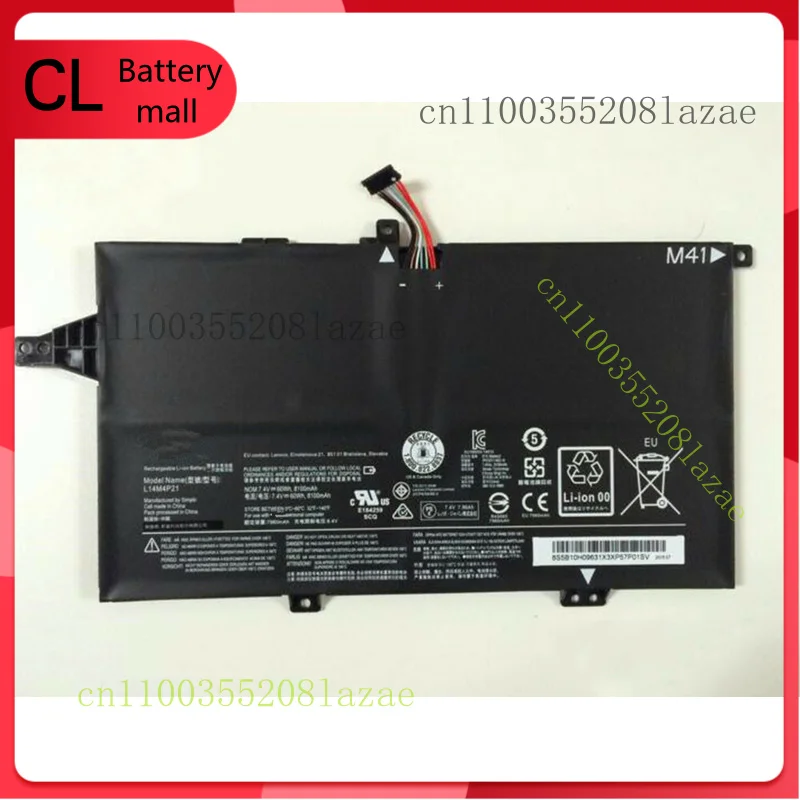 

New 7.4V 60Wh Genuine L14M4P21 Battery for Lenovo M41-70 K41-70 L14S4P21 Series