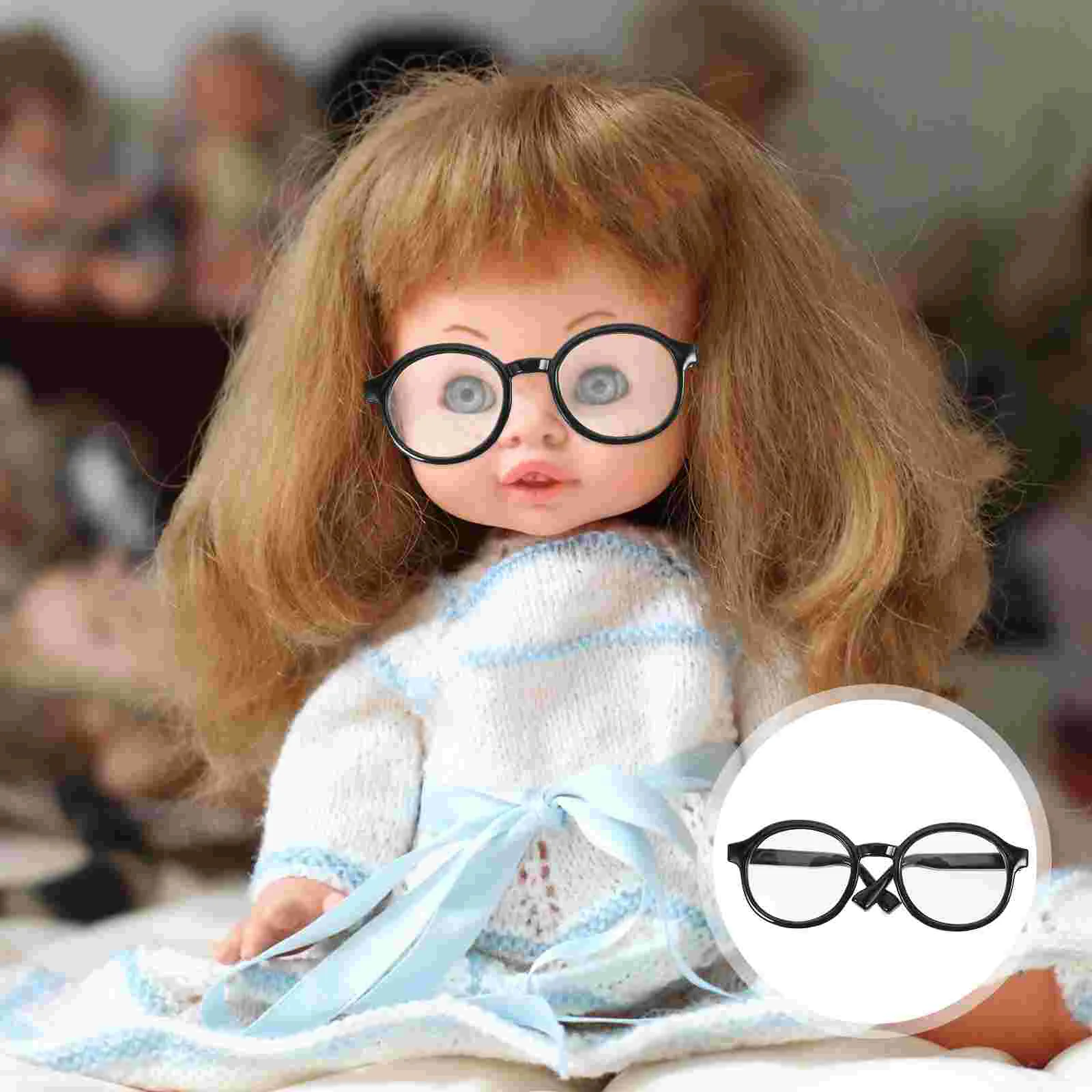 

Glasses Sunglasses Eyeglasses Baby Dress up Plastic Mini for Dolls Costume