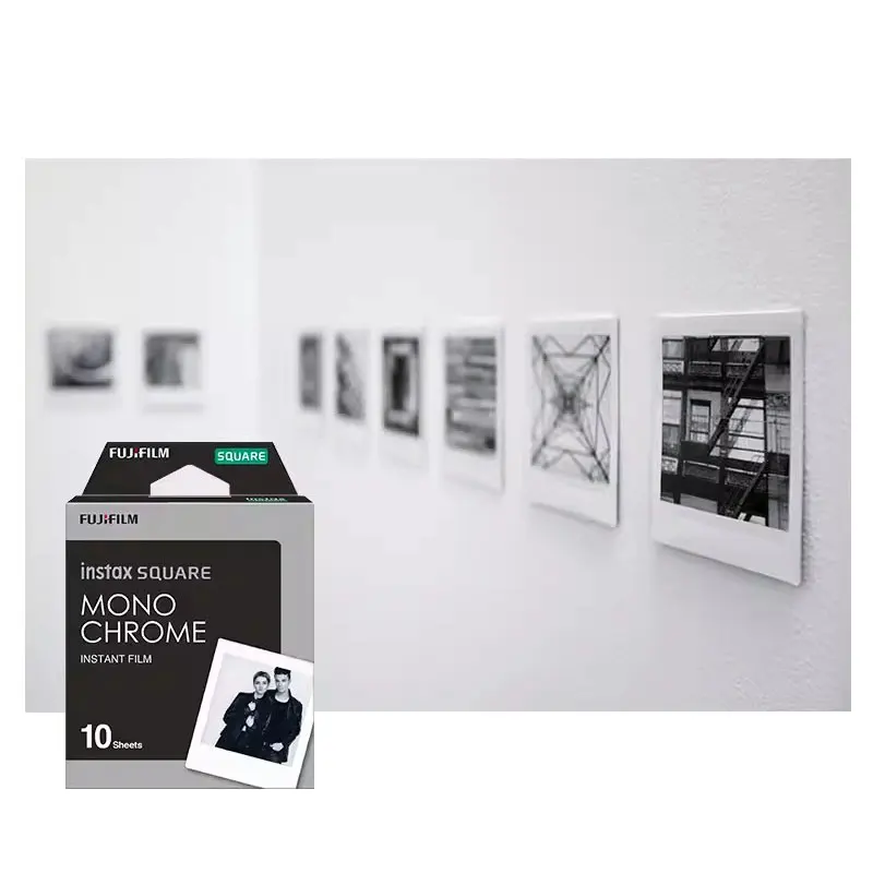 Fujifilm-película cuadrada Instax Original, papel fotográfico de borde blanco para Fujifilm SQ10, SQ6, SQ1, SQ20, películas instantáneas, cámara