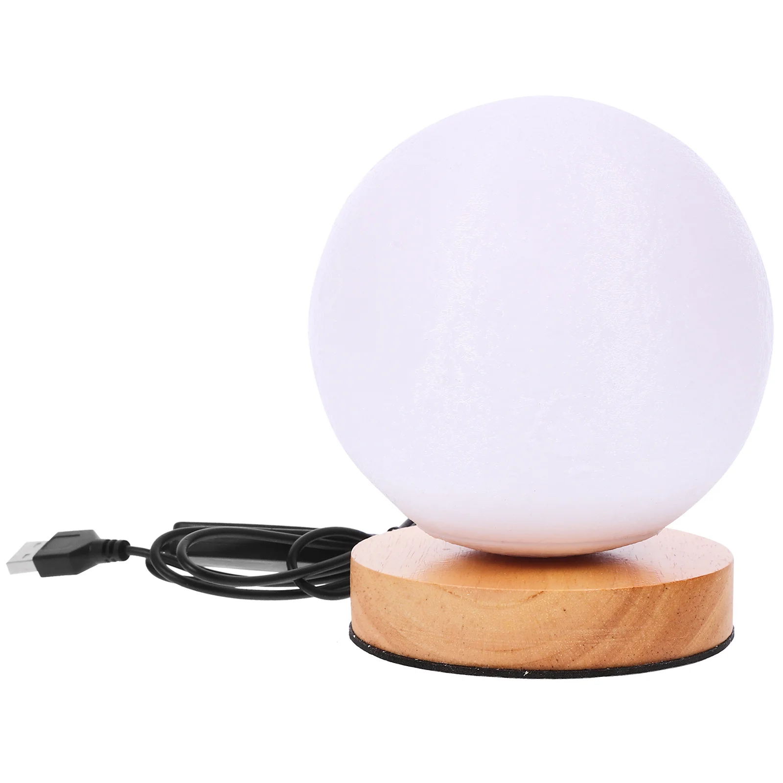 Rotatable Moon Lamp Led Night Light For Bedroom Usb Powered Warm Decorative Room Lamp Creative Bedside Lighting