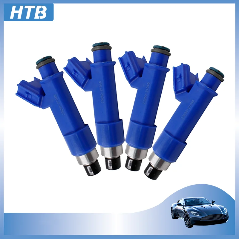 4x 23250-21040 23209-21040 Car Fuel Injector For Toyota Yaris 2006-2014 1.5 Corolla 2000-2015 1NZFE 1.3 2325021040 2320921040