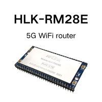 Free shipping 5G WiFi routing module HLK-RM28E dual band 100Mbps wireless high-speed stable transmission