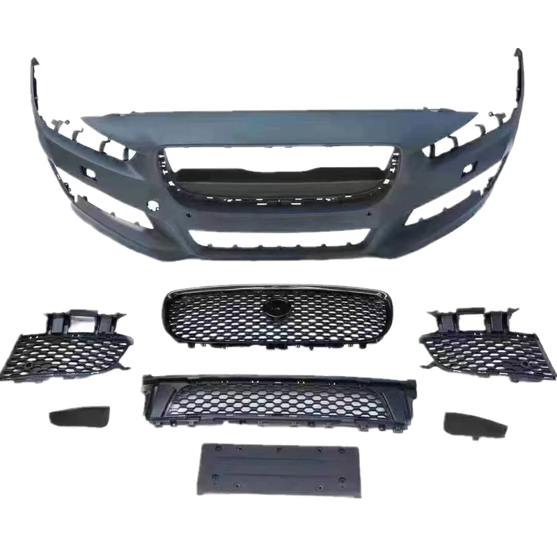 

Felendo XE type facelift grille upgrade retrofit body kit front bumper for Jaguar L 2016-2019