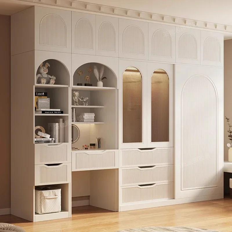 

Nordic Drawer Wardrobes White Wooden Simple Clothing Rack Wardrobes Muebles Organizadores De Dormitorio Bedroom Furniture