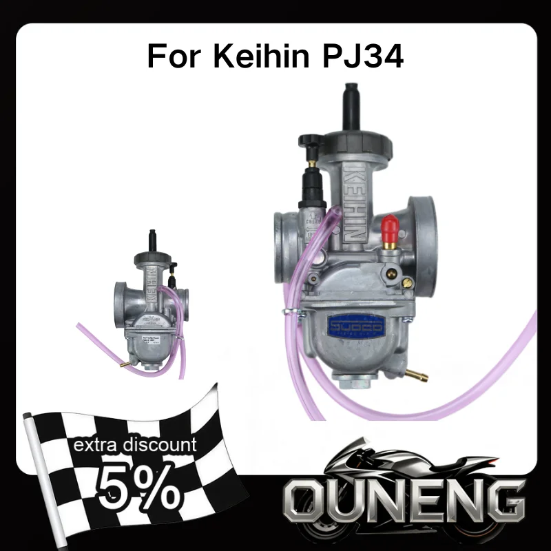 

PJ34 For Keihin Pj 34mm 200-300cc Yamaha Banshee YFZ350 TRX250R CR250 Blaster YFS200 ATV Motorcycle Carburateur Carb